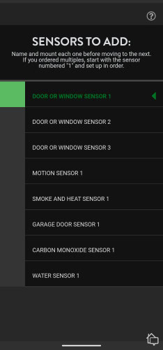 Our entire setup process hinged heavily on the Frontpoint app.