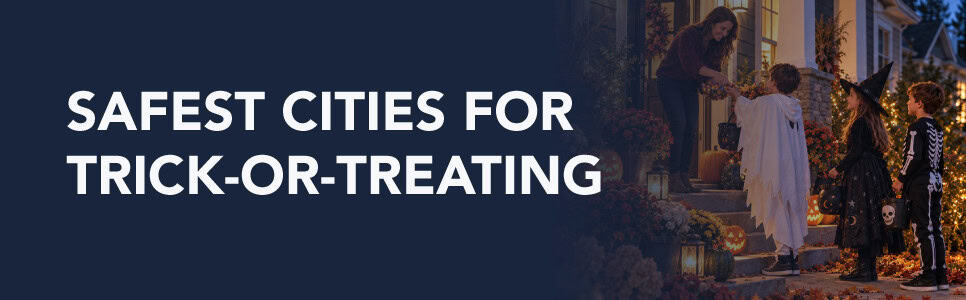 The Safest Cities in America for Trick-or-Treating in 2025 Featured Image