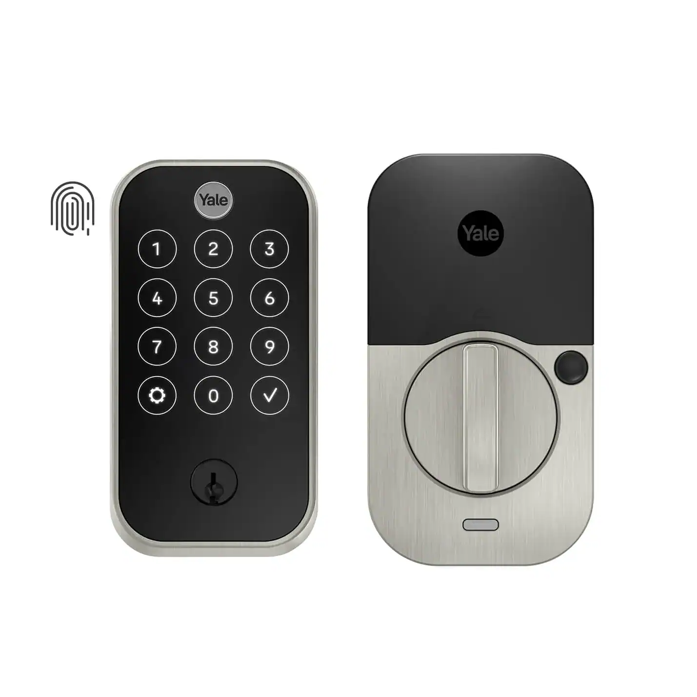 The Yale Assure Lock 2 Touch can unlock with fingerprints or the ADT+ app.