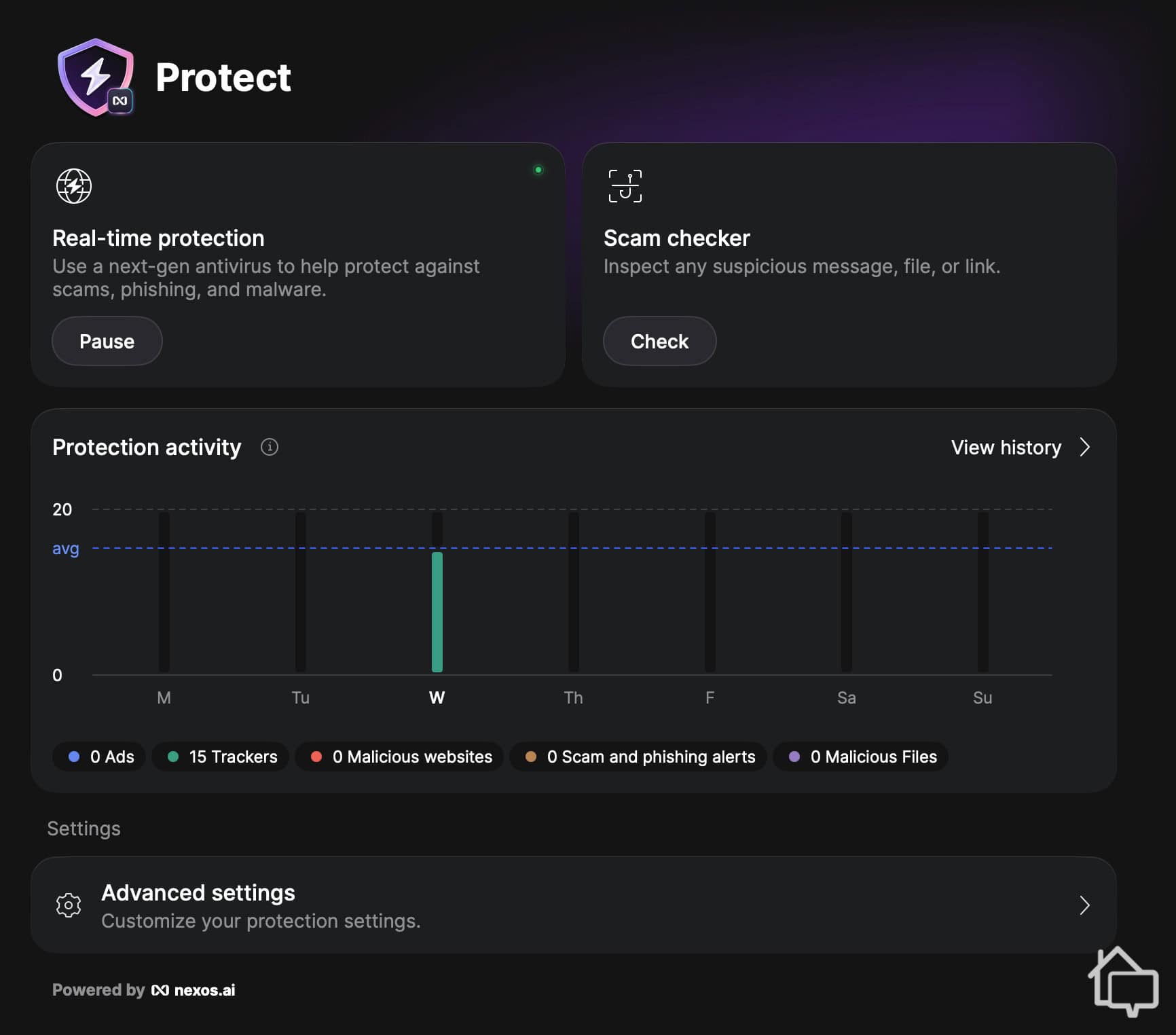 NordVPN next-gen antivirus in action. NordVPN next-gen antivirus in action.