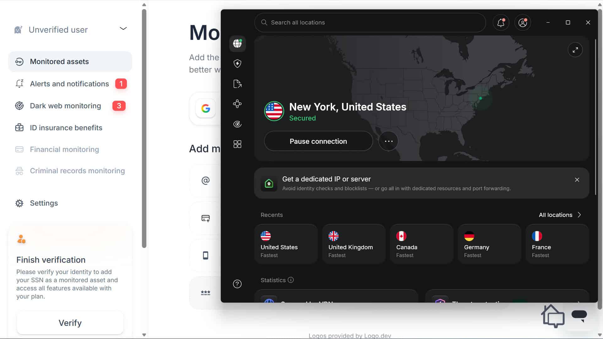We appreciate that Coveron includes NordVPN, one of our favorite VPNs, in its top-tier plan We appreciate that Coveron includes NordVPN, one of our favorite VPNs, in its top-tier plan
